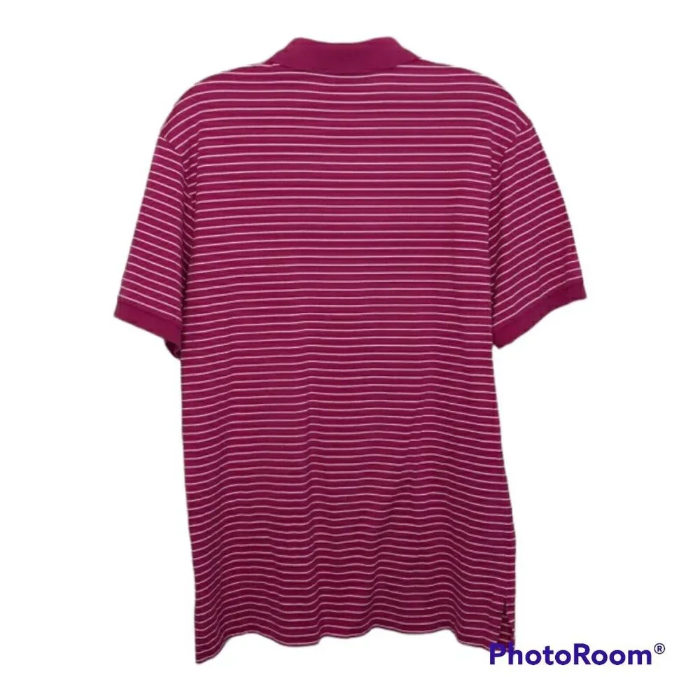 Polo Shirt Men's Medium Golf Ralph Lauren Summer Pima Cotton Pro Fit Pink - Picture 2 of 10